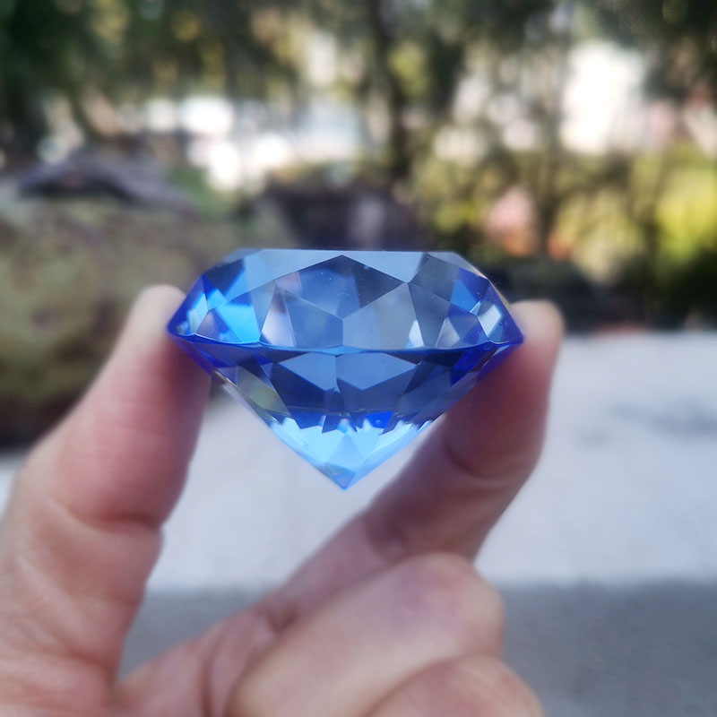 Paper Weight Crystal - 1pc Crystal Diamond Presse-papier Geslepen Glas