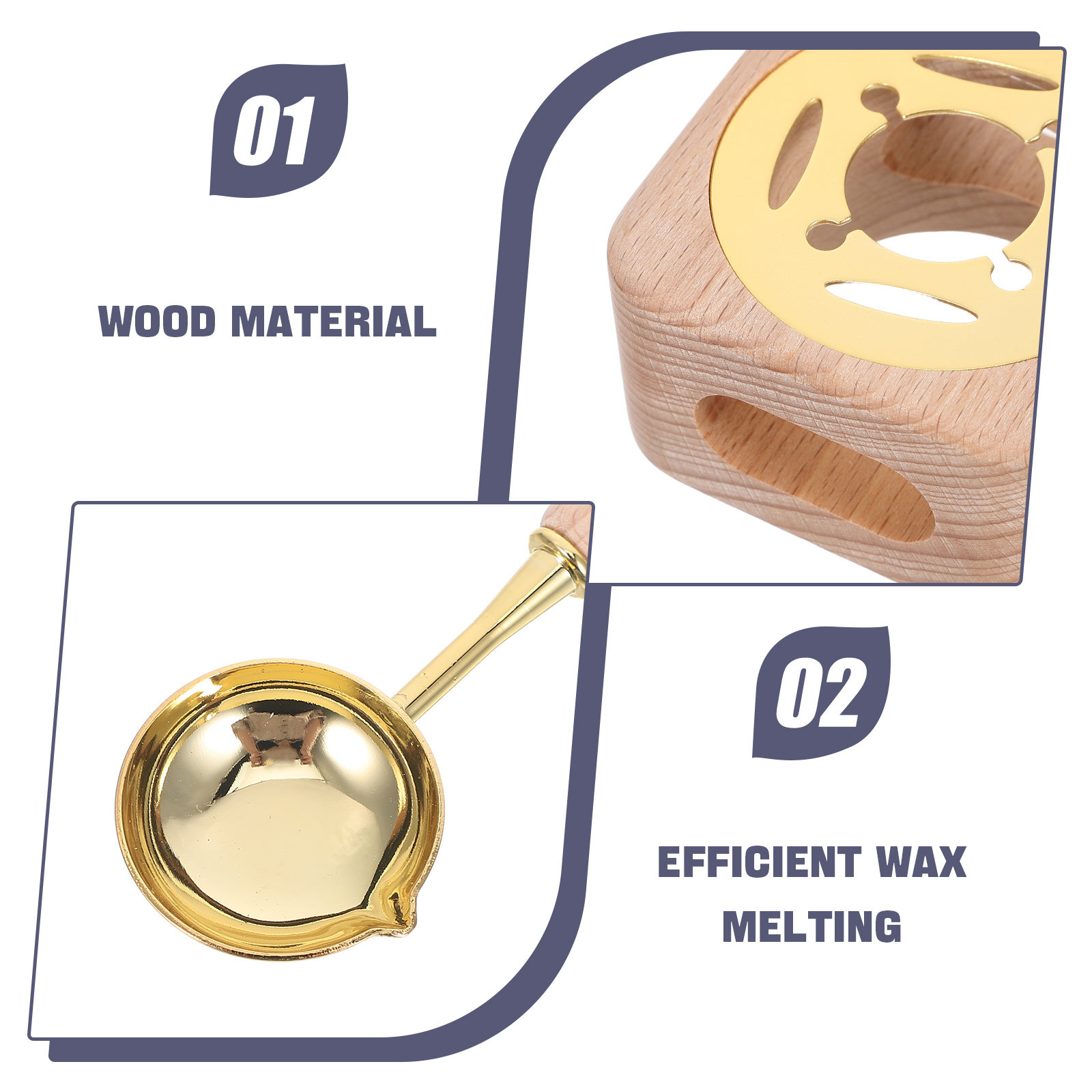 1 Set Waxzegelstempelset, natu - Wax Seal Stamp Set recensie en prijs