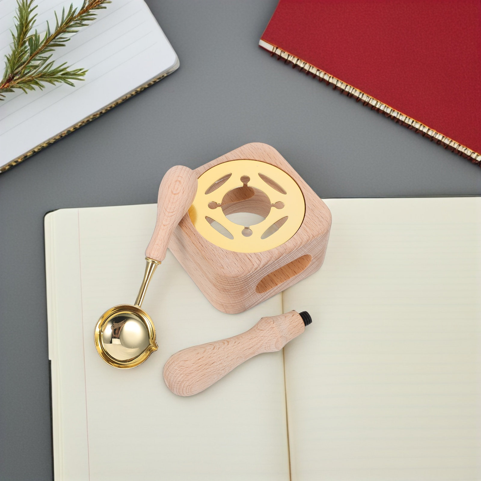 1 Set Waxzegelstempelset, natu - Wax Seal Stamp Set recensie en prijs