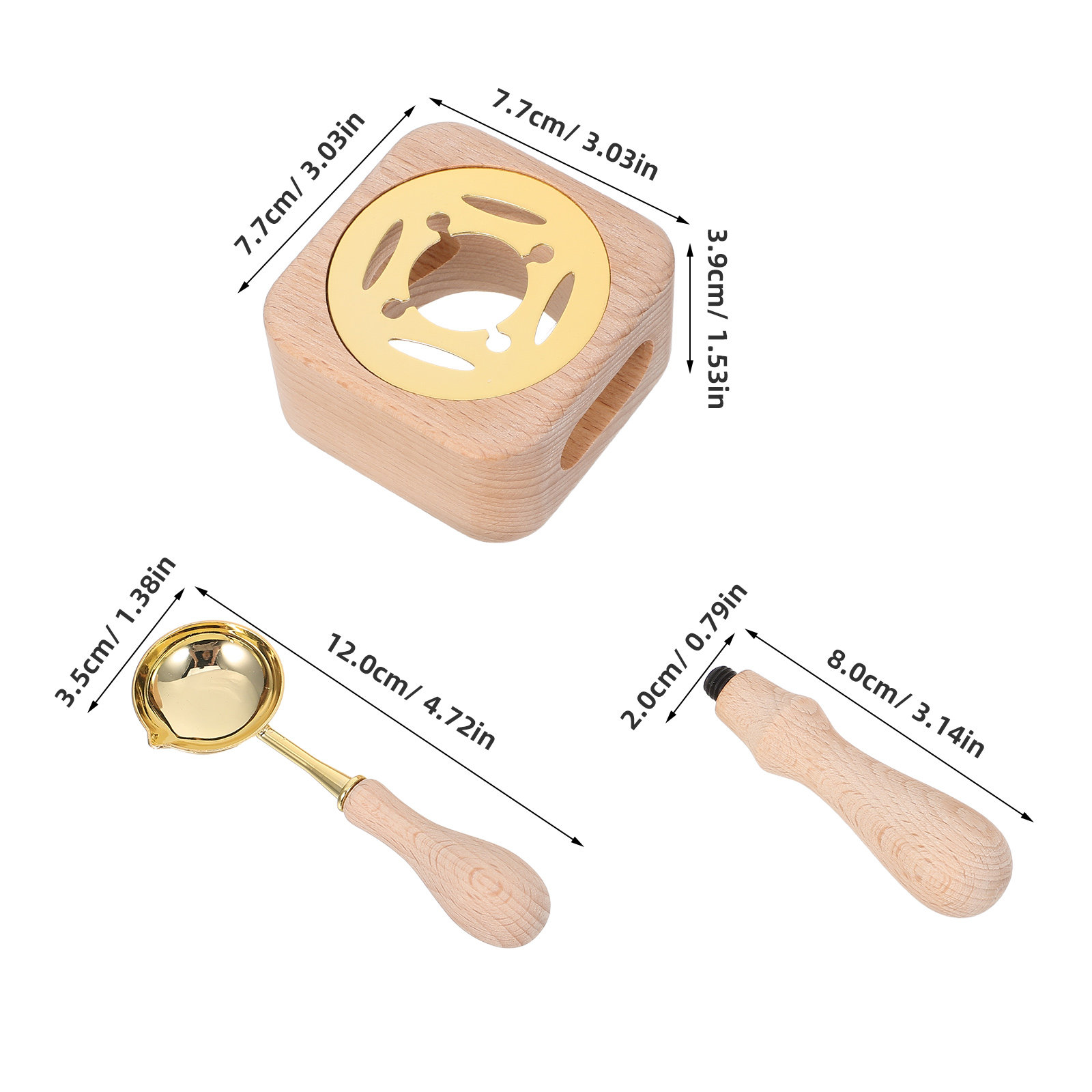 1 Set Waxzegelstempelset, natu - Wax Seal Stamp Set recensie en prijs